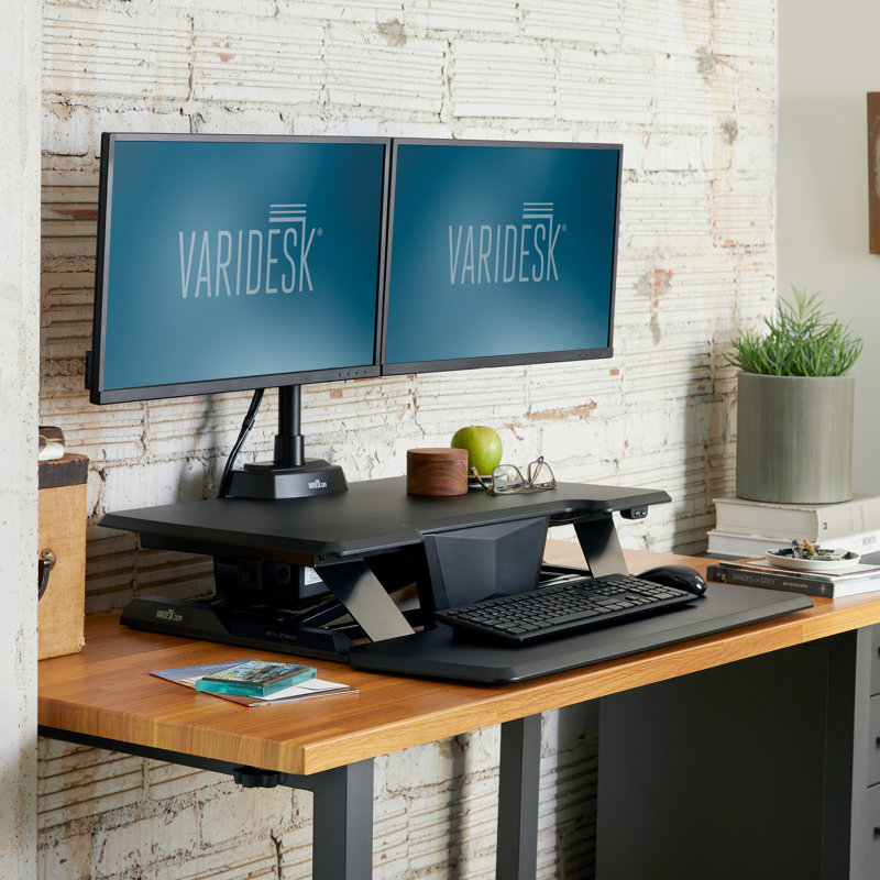 Varidesk Height Adjustable Standing Desk Converter Wayfair